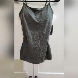 Ladies tank with built in bra